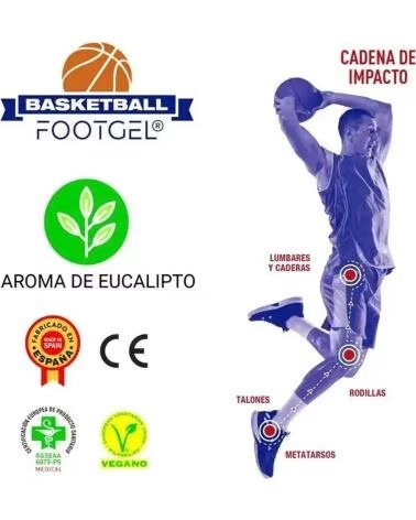 FOOTGEL SOLETTE SPORTIVE BASKETBALL - TECNOLOGIA GEL NAVY BLUE