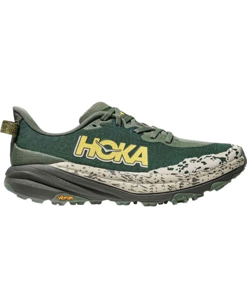 HOKA ZAPATILLAS DE TREKKING SPEEDGOAT 6 EN PARA HOMBRE VERDE
