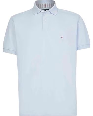 TOMMY HILFIGER POLO A MANICHE CORTE MW0MW17770C1O DA UOMO BREEZY BLUE