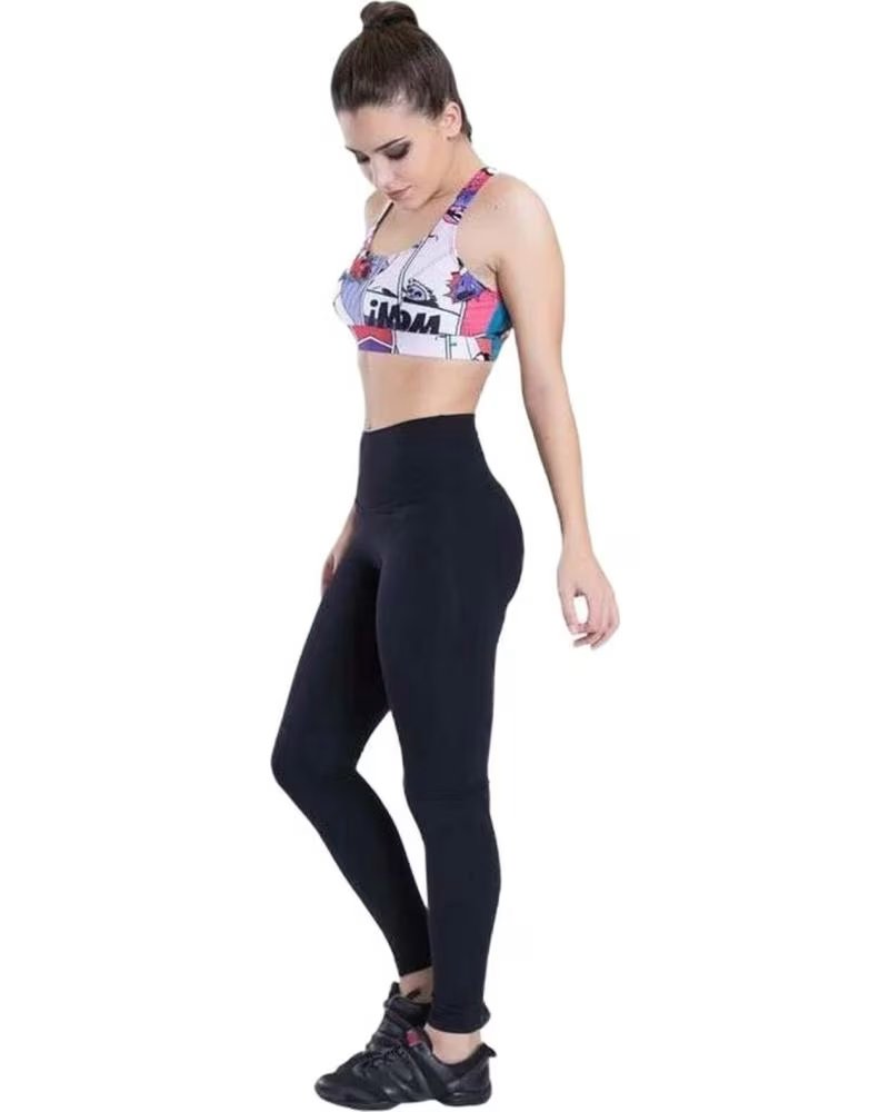 HAPPY DANCE LEGGINGS SPORTIVI A VITA ALTA NEGRO
