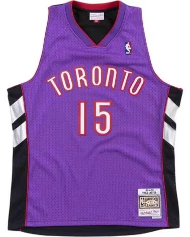 MITCHELL NESS & CANOTTA TORONTO RAPTORS VINCE CARTER 1999-00 HARDWOOD CLASSICS 1028009 NAN
