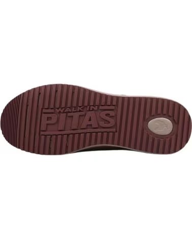 WALK IN PITAS DENVER - BOOTSSCHUH AUS WASSERABWEISENDEM VELOURSLEDER CAMEL