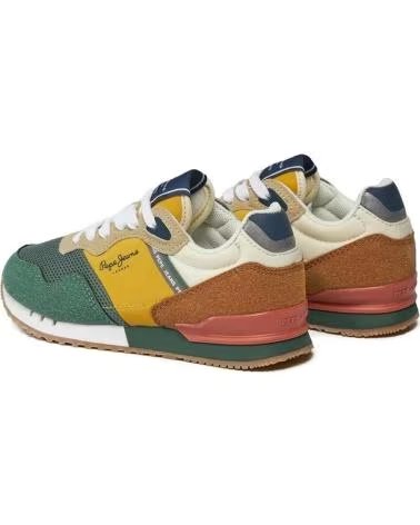 PEPE JEANS ZAPATILLAS EN PARA NINOS 65KHAKI GREEN