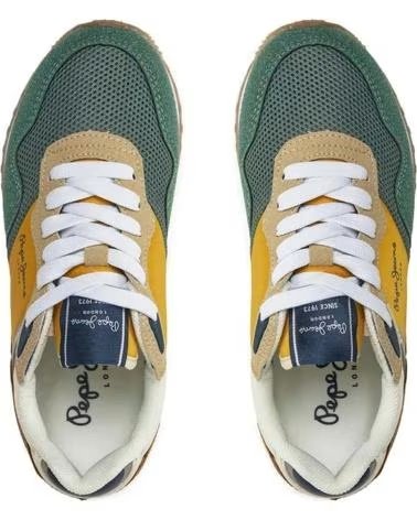 PEPE JEANS ZAPATILLAS EN PARA NINOS 65KHAKI GREEN