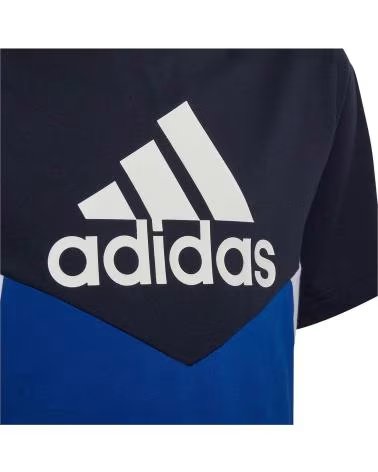 ADIDAS ADIDAS COLORBLOCK T-SHIRT WITH FRONT LOGO