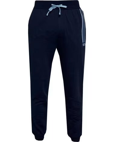 HUGO BOSS PANTALÓN DE CHÁNDAL CON LOGO LATERAL DARK BLUE