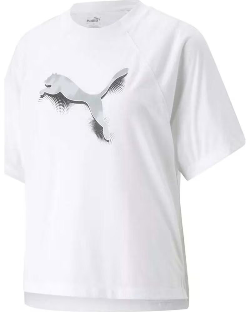 PUMA CAMISETA PUMA MANGA CORTA CON LOGO ESTAMPADO PUMA WHITE