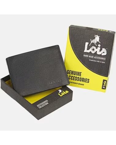 LOIS JEANS PORTAFOGLIO LOIS IN PELLE MARRONE DA UOMO MARRON
