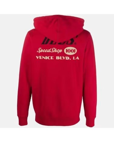 DEUS EX MACHINA SWEAT À CAPUCHE ZIPPÉ DEUS EX MACHINA POUR HOMME ROJO