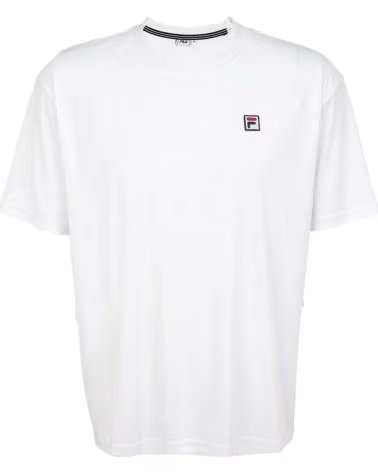 FILA T-SHIRT A MANICHE CORTE FILA DA UOMO BLANCO