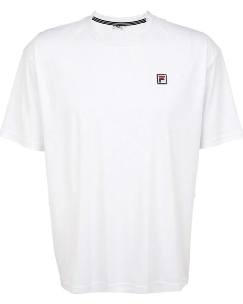 FILA T-SHIRT A MANICHE CORTE FILA DA UOMO BLANCO