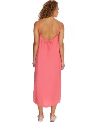 TOMMY JEANS VESTIDO LENCERO DE TIRANTES FINOS TOMMY JEANS PARA MUJER ROSA
