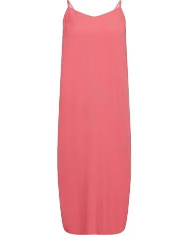 TOMMY JEANS VESTIDO LENCERO DE TIRANTES FINOS TOMMY JEANS PARA MUJER ROSA