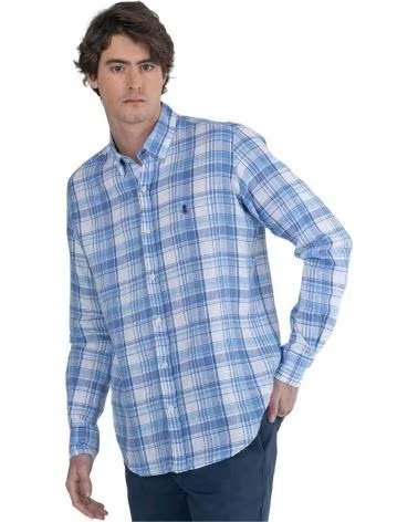 EL PULPO CAMICIA A QUADRI DA UOMO EL PULPO AZUL