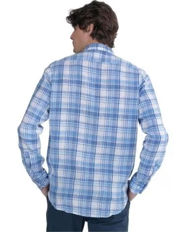 EL PULPO CAMICIA A QUADRI DA UOMO EL PULPO AZUL