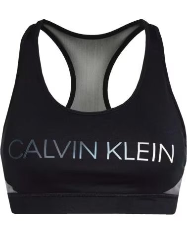 CALVIN KLEIN CALVIN KLEIN SPORTS BRA FOR WOMEN, BLACK NEGRO