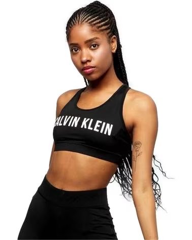 CALVIN KLEIN TOP DEPORTIVO CALVIN KLEIN PARA MUJER NEGRO NEGRO