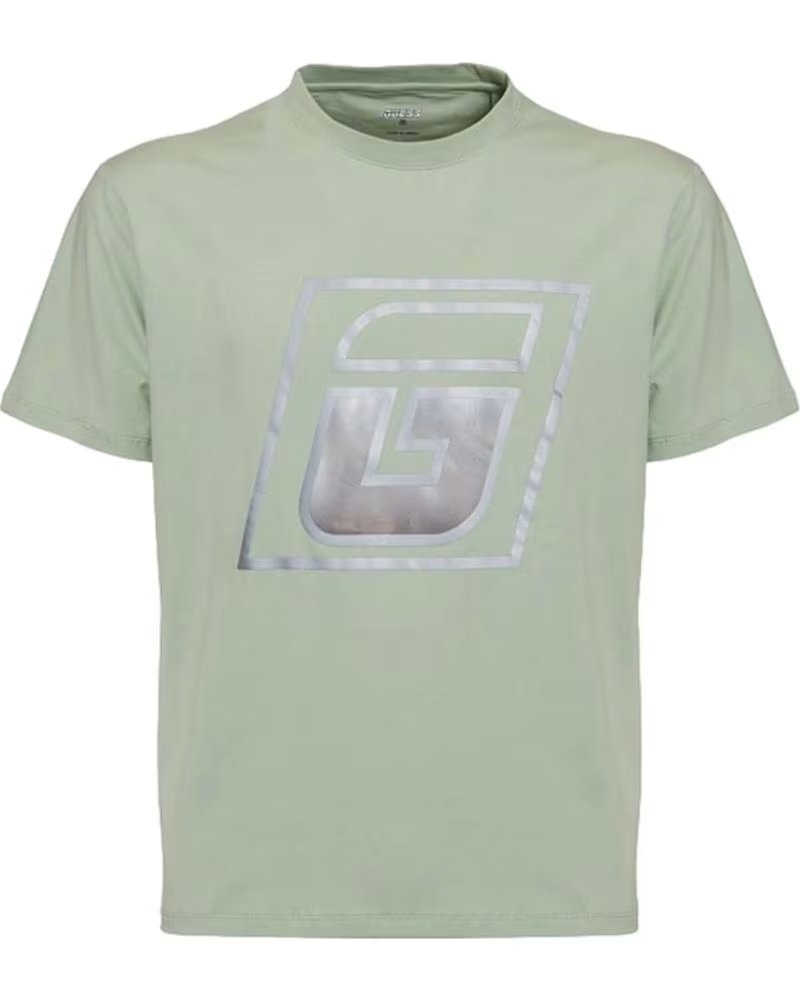 GUESS GUESS KURZARMSHIRT FÜR HERREN IN GRÜN AZUL