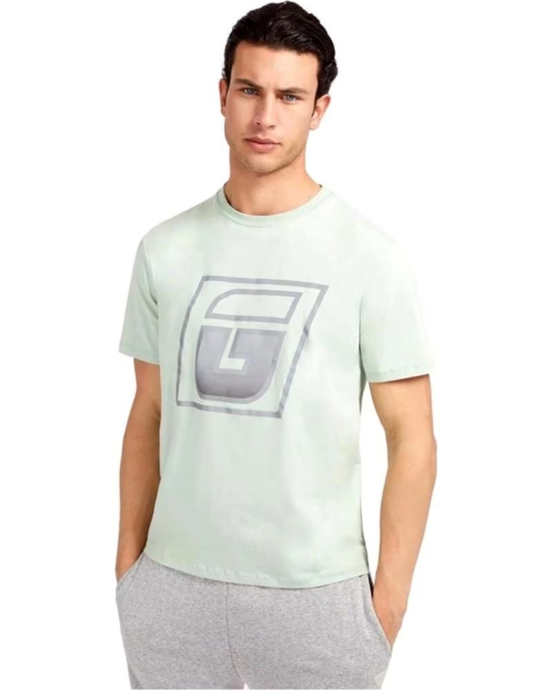 GUESS CAMISETA GUESS DE MANGA CURTA COM ESTAMPA MASCULINA VERDE