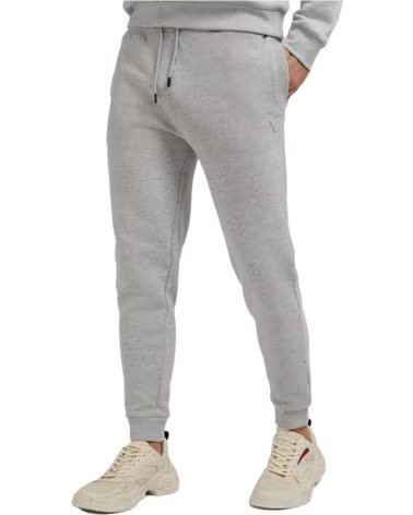 GUESS PANTALONI JOGGER GRIGI IN COTONE DA UOMO GRIS