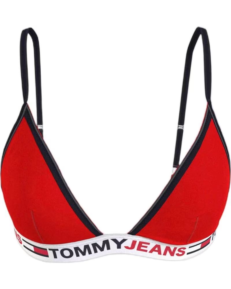 TOMMY HILFIGER ROTER TOMMY HILFIGER BIKINI-TOP FÜR DAMEN ROJO