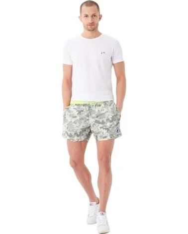 JOTT JOTT SWIM SHORTS FOR MEN WITH GREEN CAMOUFLAGE PRINT VERDE