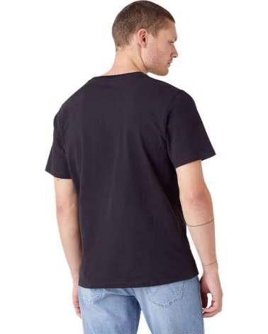 T-SHIRT À MANCHES COURTES WRANGLER POUR HOMME, RÉFÉRENCE 858932 NEGRO