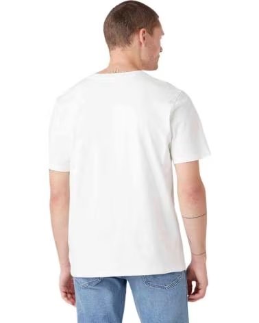 WRANGLER WRANGLER T-SHIRT MIT KURZEN ÄRMELN FÜR HERREN BLANCO