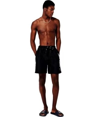 SUPERDRY SUPERDRY BADESHORTS FÜR HERREN, SCHWARZ NEGRO