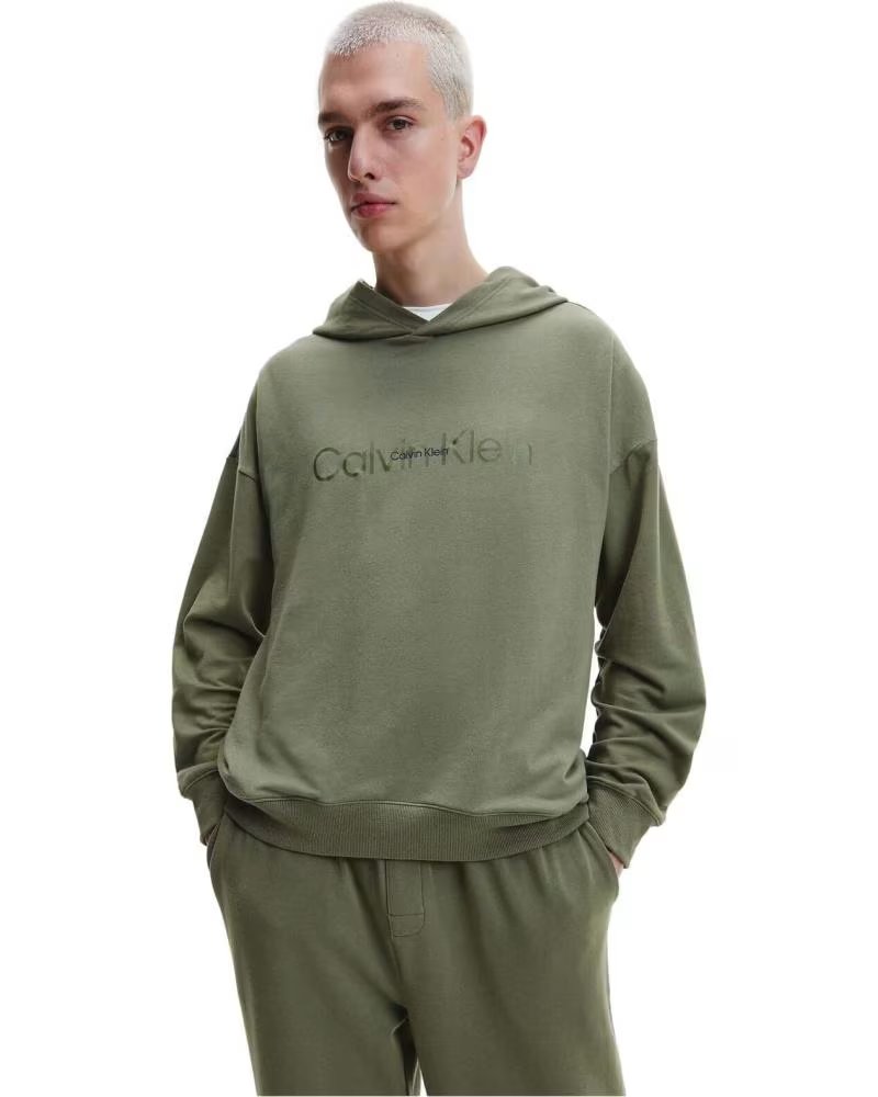 CALVIN KLEIN MOLETOM COM CAPUZ VERDE CALVIN KLEIN MASCULINO VERDE