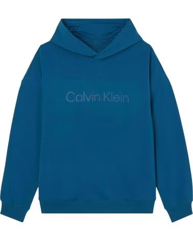 CALVIN KLEIN SUDADERA CON CAPUCHA EN PARA HOMBRE AZUL