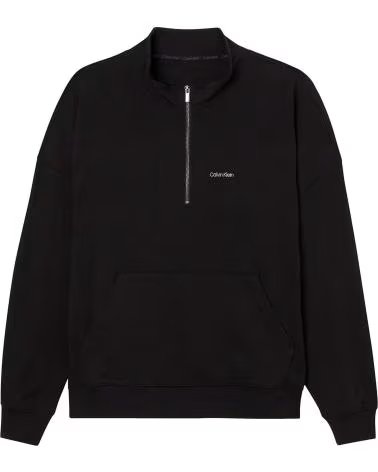 CALVIN KLEIN SUDADERA CALVIN KLEIN DE HOMBRE NEGRA CON CREMALLERA MEDIA NEGRO