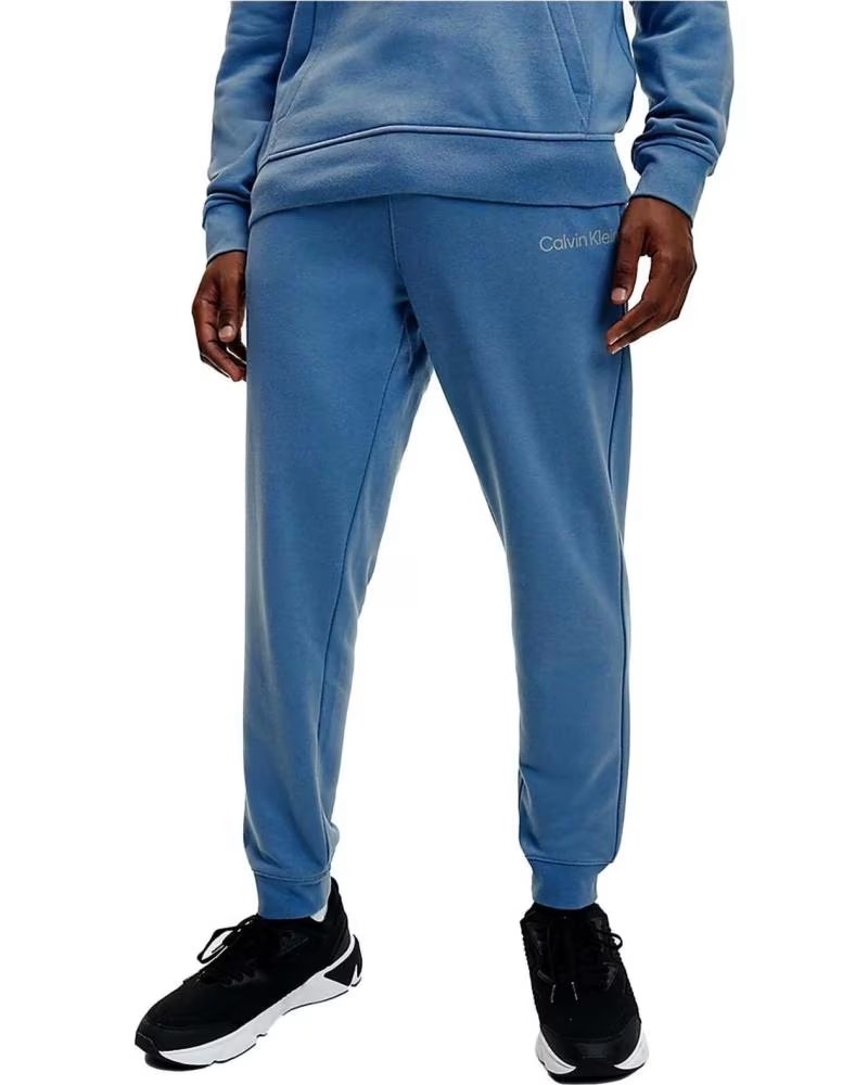CALVIN KLEIN CALVIN KLEIN PANTALONE TUTA IN COTONE DA UOMO AZUL
