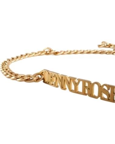 DENNY ROSE DENNY ROSE CINTURÓN DORADO CON LOGO PARA MUJER AMARILLO