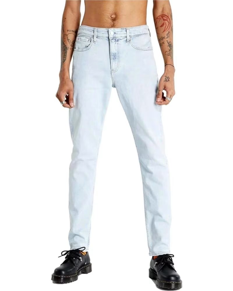 CALVIN KLEIN JEANS DRITTI CALVIN KLEIN DA UOMO IN AZZURRO CHIARO AZUL