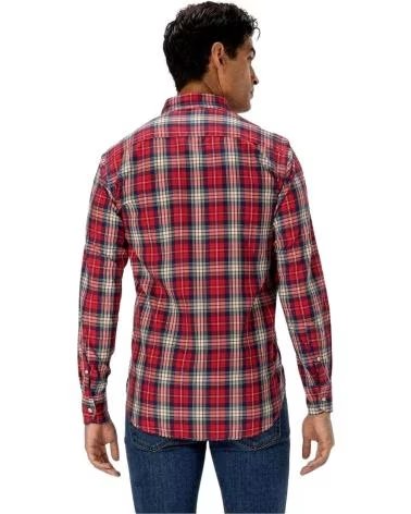 EL PULPO CAMISA DE CUADROS ROJA PARA HOMBRE EL PULPO ROJO