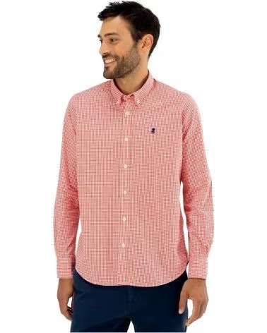 EL PULPO HERREN-LANGARMHEMD EL PULPO ROSA