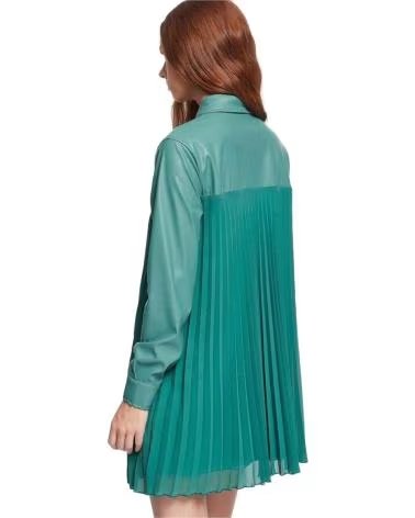 DENNY ROSE DENNY ROSE KLEID GRÜN PLISSIERT VERDE