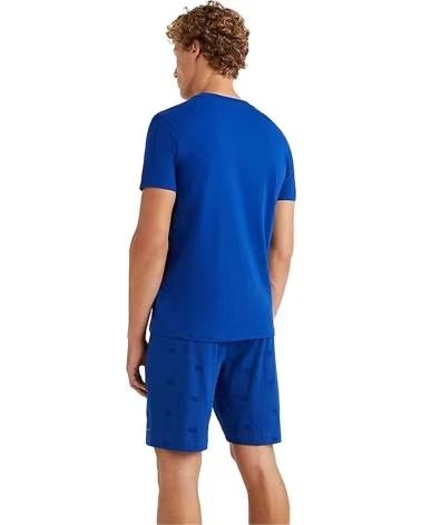 TOMMY HILFIGER CAMISETA TOMMY HILFIGER DE MANGA CURTA MASCULINA AZUL