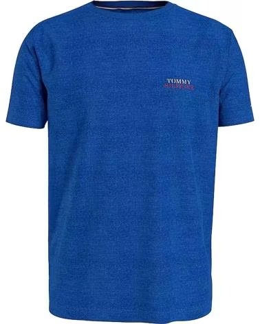 TOMMY HILFIGER CAMISETA TOMMY HILFIGER DE MANGA CURTA MASCULINA AZUL