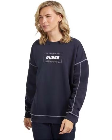 GUESS FELPA GUESS DA DONNA BLU NAVY AZUL