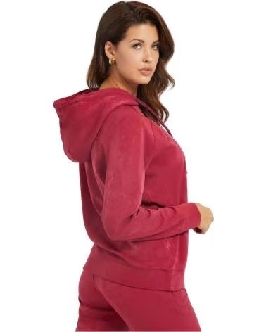 GUESS SWEAT À CAPUCHE GUESS POUR FEMME ROSA