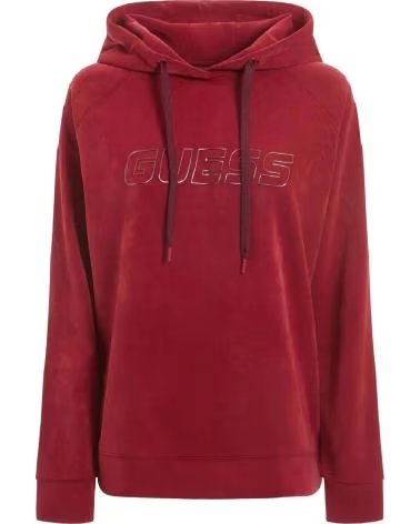 GUESS SWEAT À CAPUCHE GUESS POUR FEMME ROSA