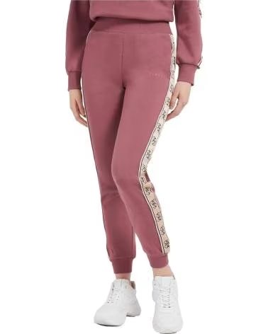 GUESS PANTALONI DELLA TUTA GUESS A VITA ALTA DA DONNA IN ROSA ROSA