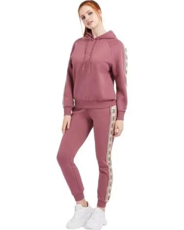 GUESS PANTALONI DELLA TUTA GUESS A VITA ALTA DA DONNA IN ROSA ROSA