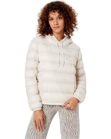 GUESS GIACCA TRAPUNTATA GUESS CON CAPPUCCIO DA DONNA BEIGE BEIGE