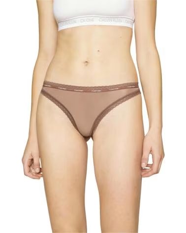 CALVIN KLEIN SLIP BIKINI CALVIN KLEIN DA DONNA MARRON