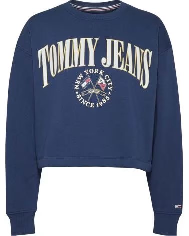 TOMMY JEANS MOLETOM TOMMY JEANS FEMININO AZUL