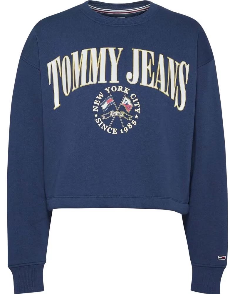 TOMMY JEANS MOLETOM TOMMY JEANS FEMININO AZUL