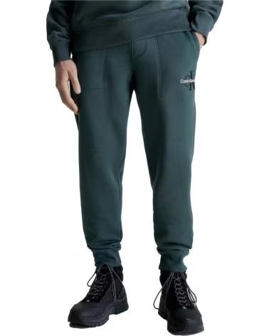 CALVIN KLEIN CALVIN KLEIN PANTALÓN JOGGER DE ALGODÓN PARA HOMBRE EN VERDE VERDE